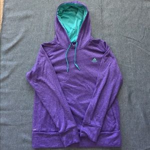 Adidas purple ultimate hoodie